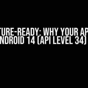 Get Future-Ready: Why Your App Must Target Android 14 (API Level 34) or Later