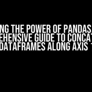 Unlocking the Power of pandas.concat: A Comprehensive Guide to Concatenating Dataframes along Axis 1